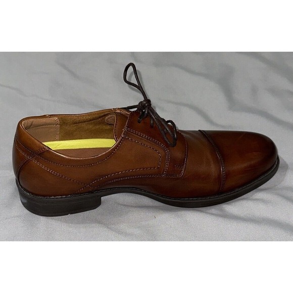 Florsheim Mens Midtown Cap Toe Oxford Dress Shoes 12138-221, Cognac - Size 9D - Picture 7 of 10